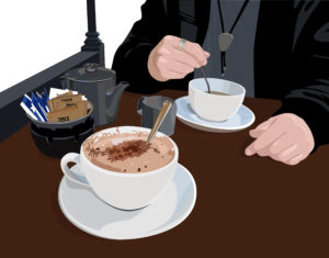 illustration vectorielle café