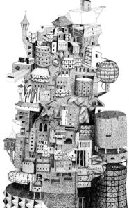 dessin tour de babel